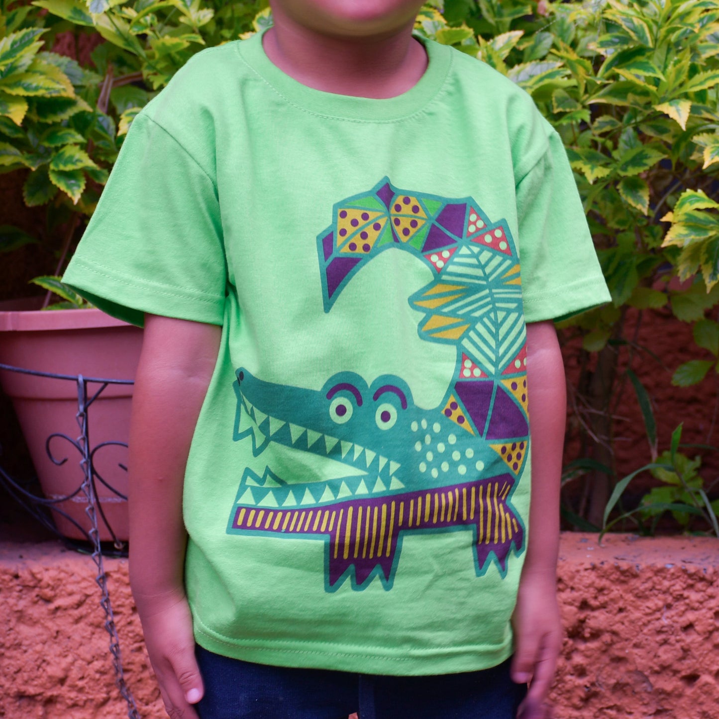 Playera infantil cocodrilo