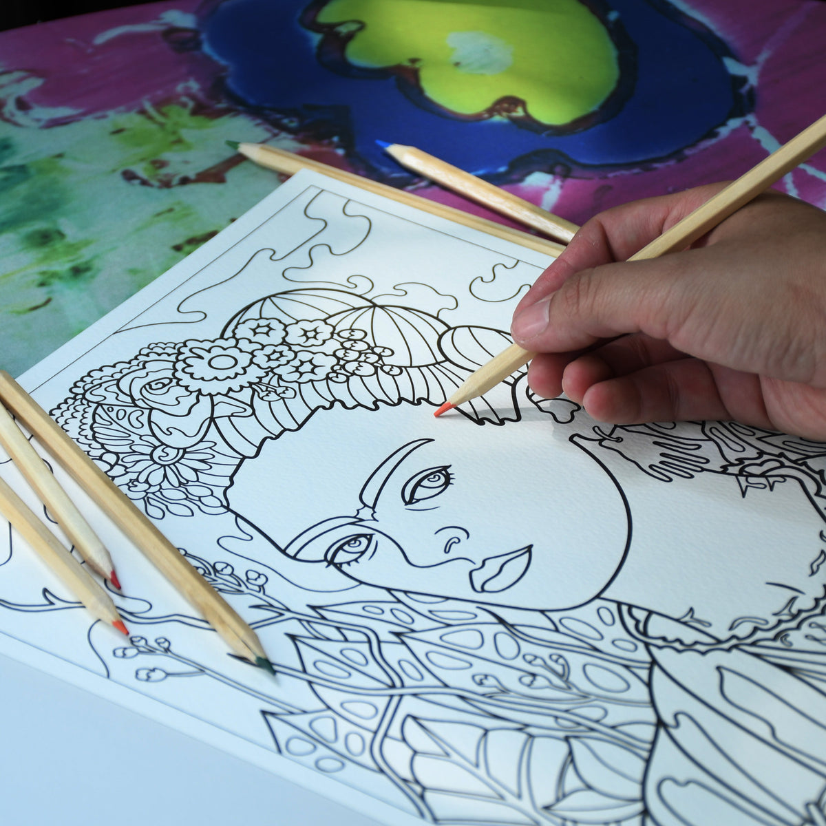Frida Kahlo - libro para colorear