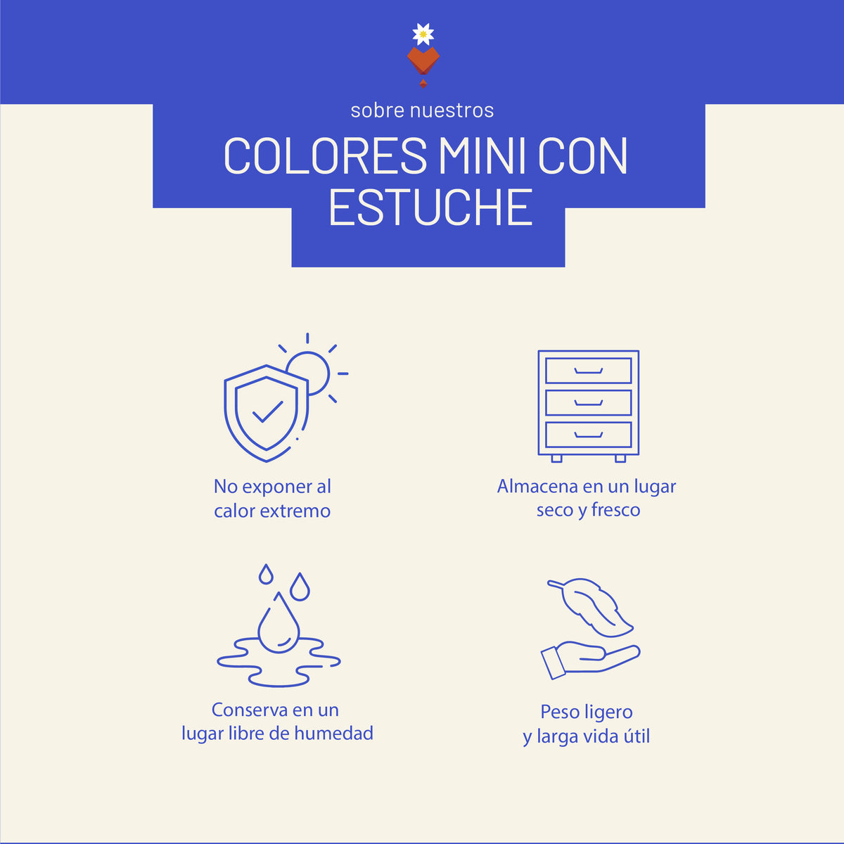 Colores mini con estuche