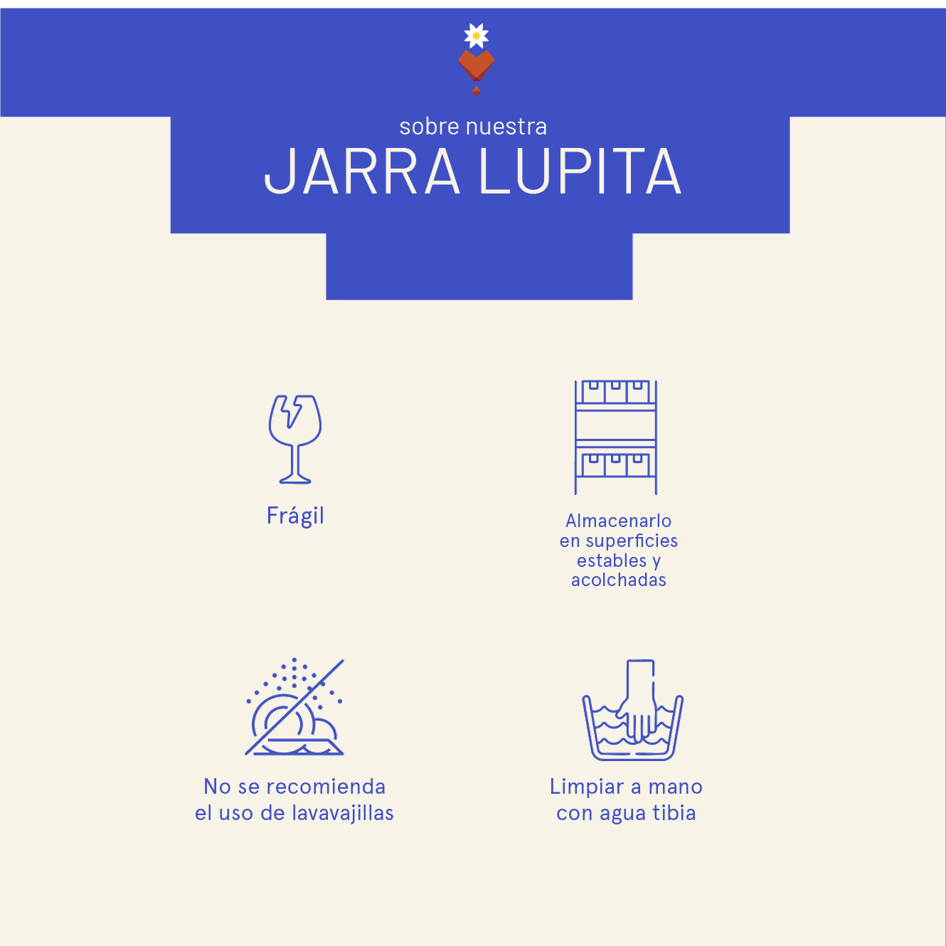 Jarra Lupita decorada