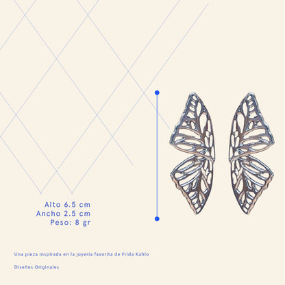 Alas de Mariposa plata