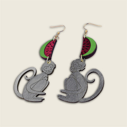 Cute watermelon earrings