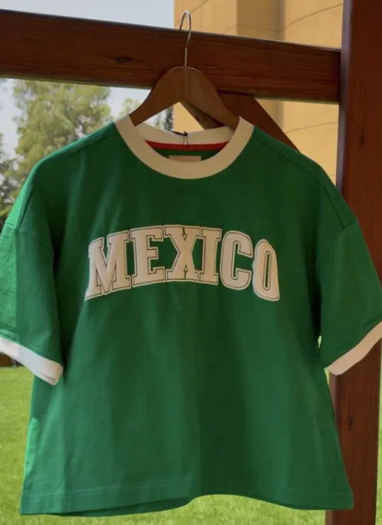Camiseta TM verde M/L