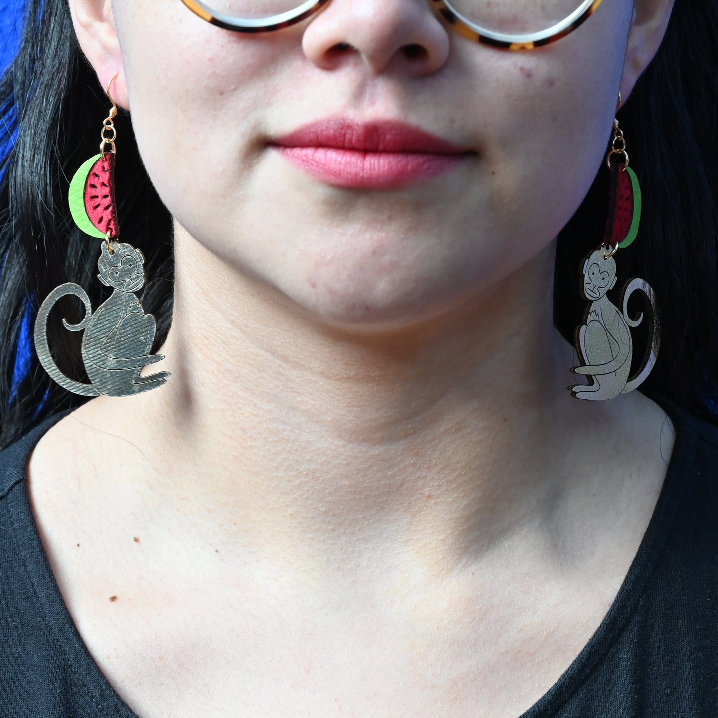 Cute watermelon earrings