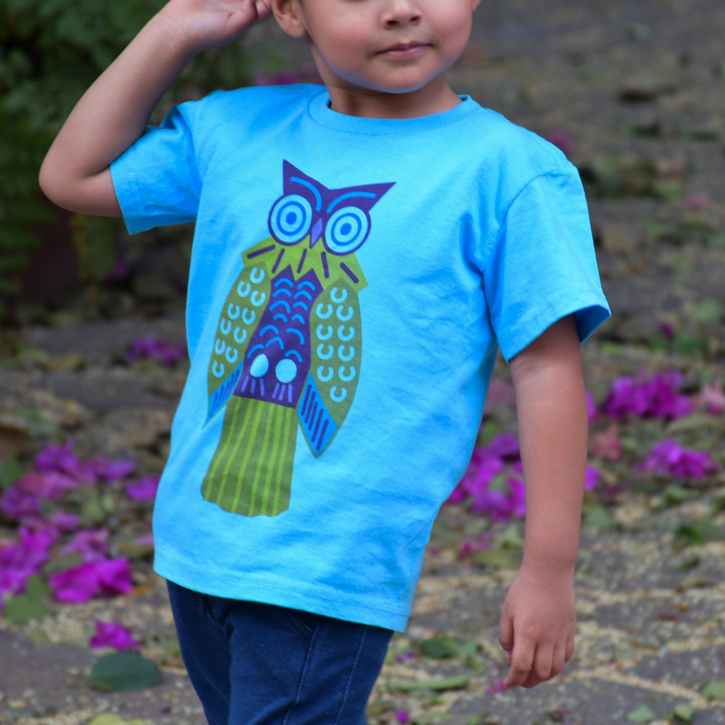 Playera infantil tecolote