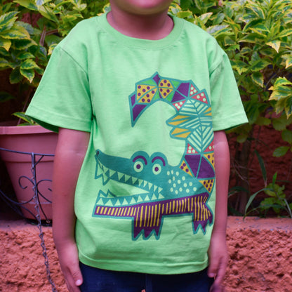 Playera infantil cocodrilo
