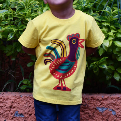 Playera infantil gallo