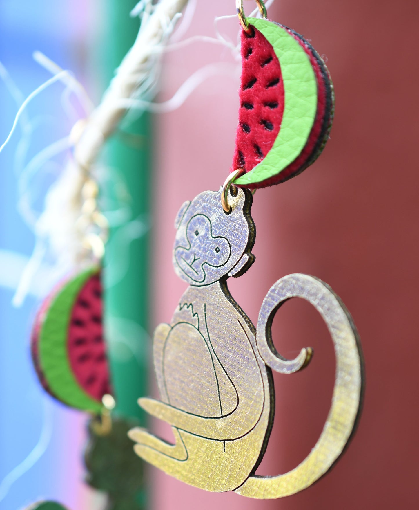 Cute watermelon earrings