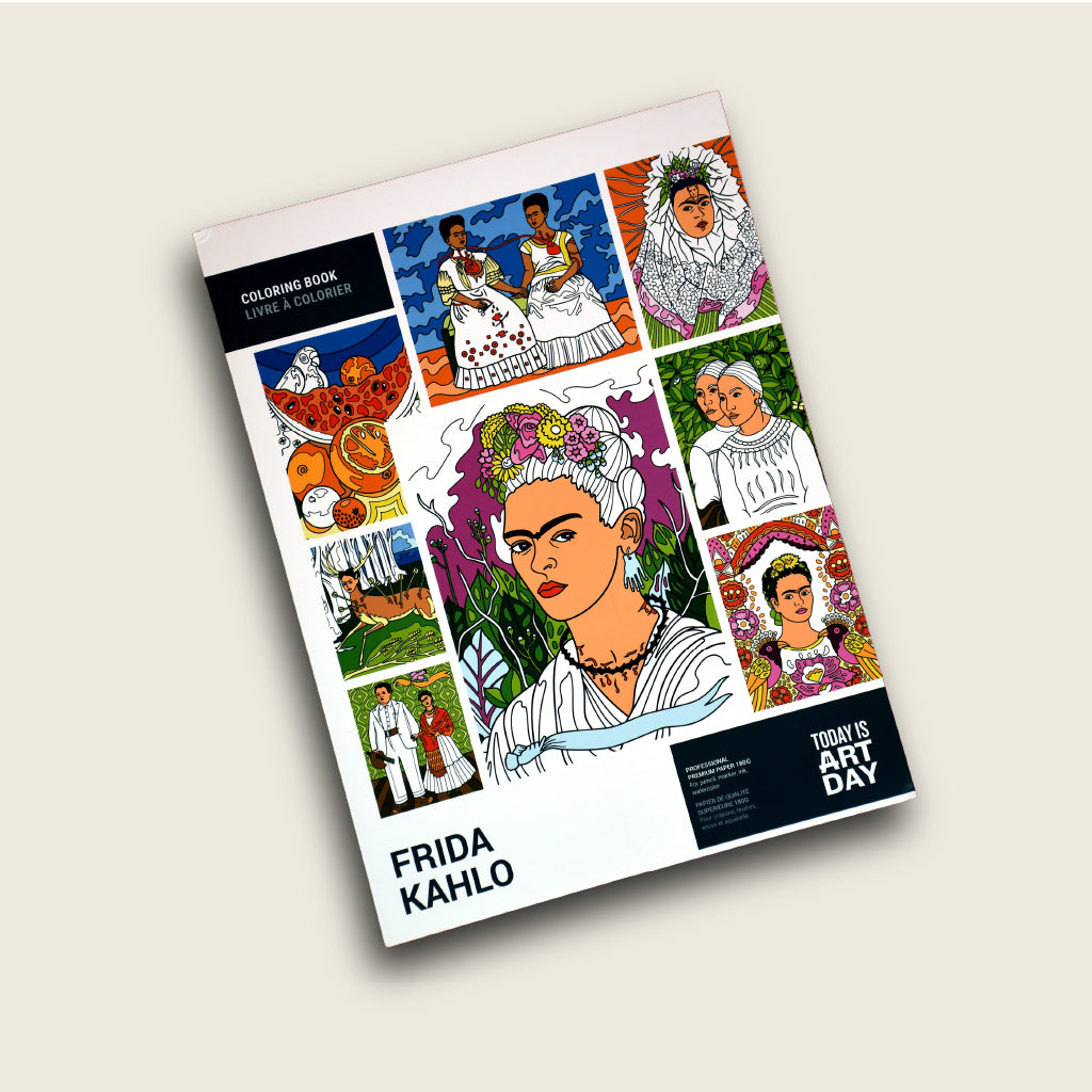 Frida Kahlo - libro para colorear