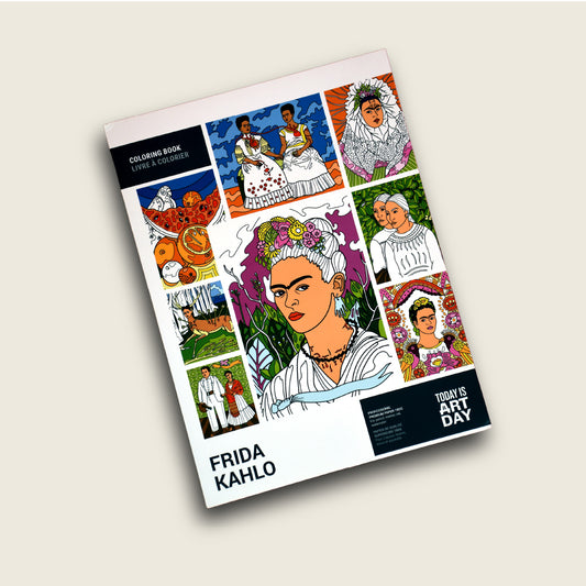 Frida Kahlo - libro para colorear