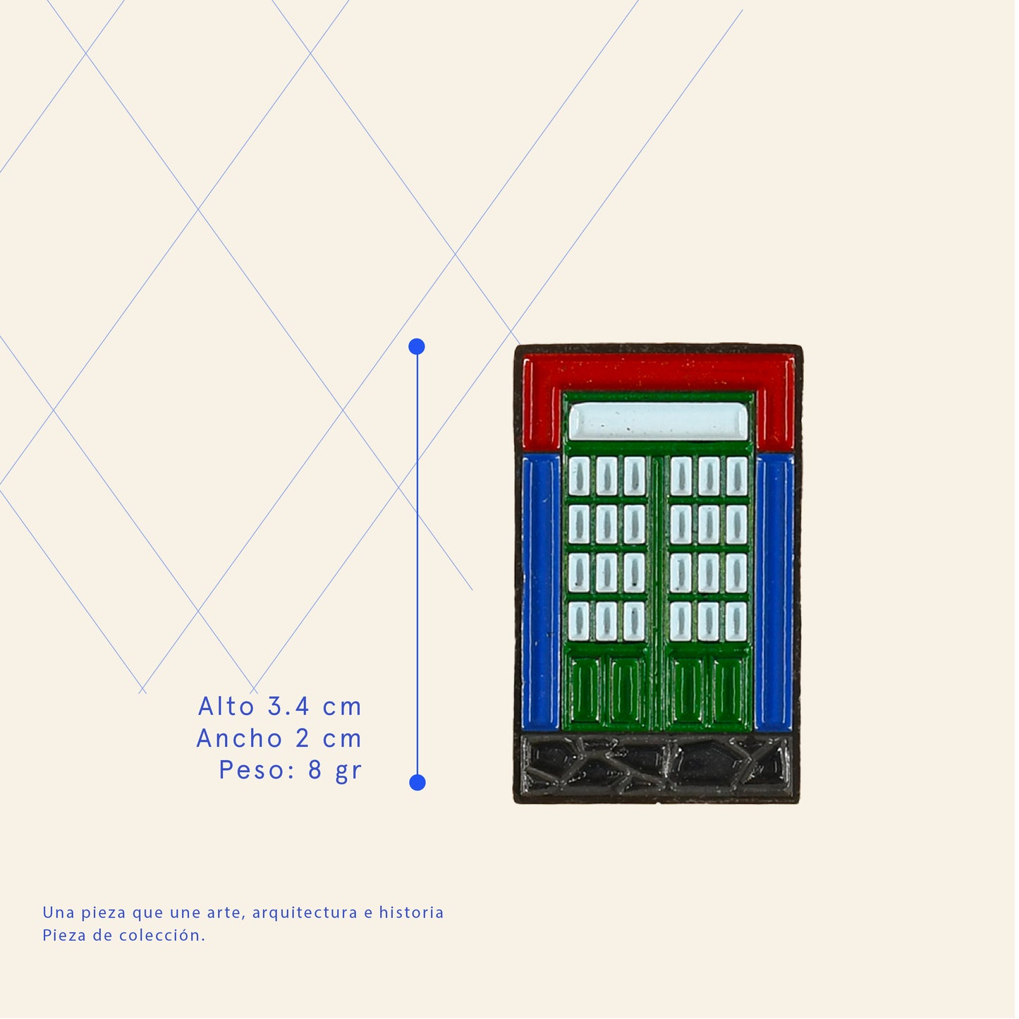 Pin Ventana metal