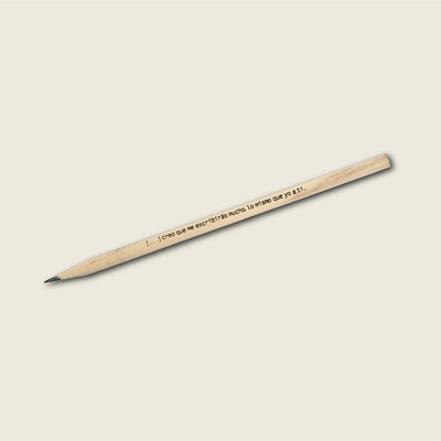 Lápiz de madera con frases Frida Kahlo