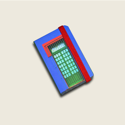 Blue House Window Pocket Notebook