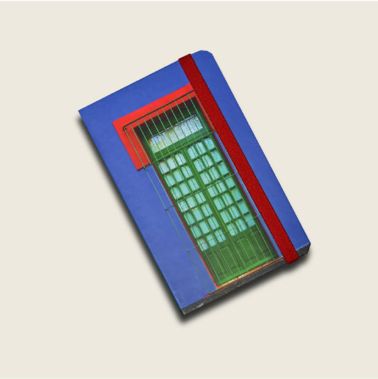 Blue House Window Notebook
