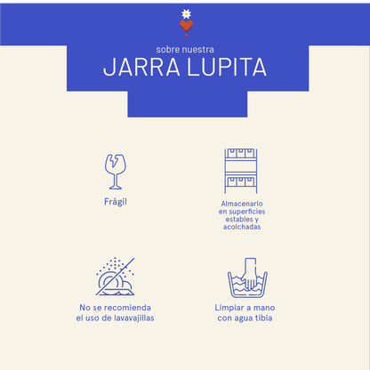 Jarra Lupita decorada