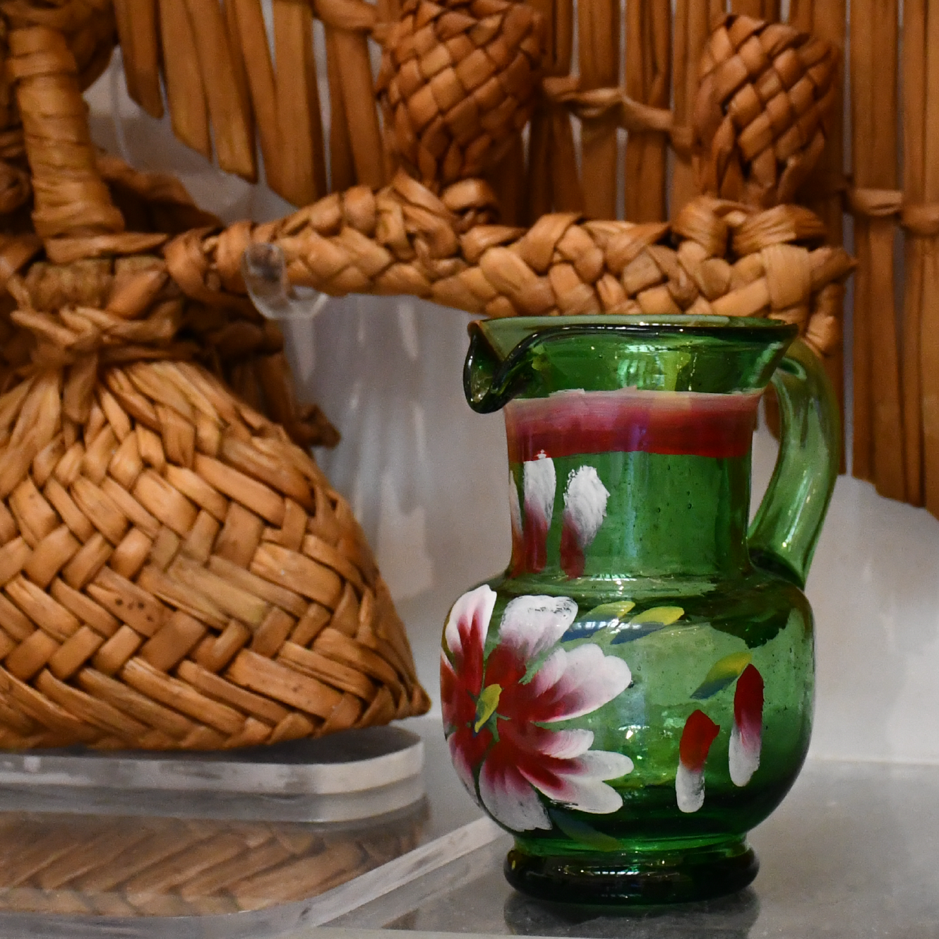 Jarra mexicana decorada