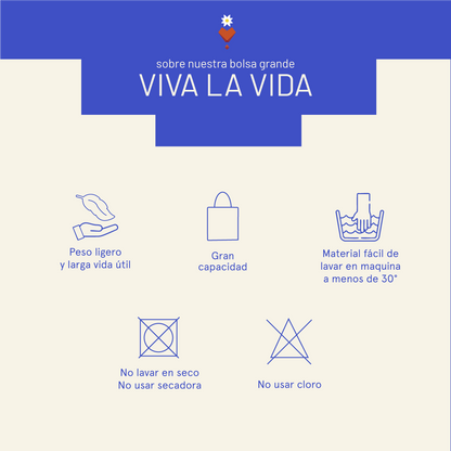 Bolsa Viva la vida grande