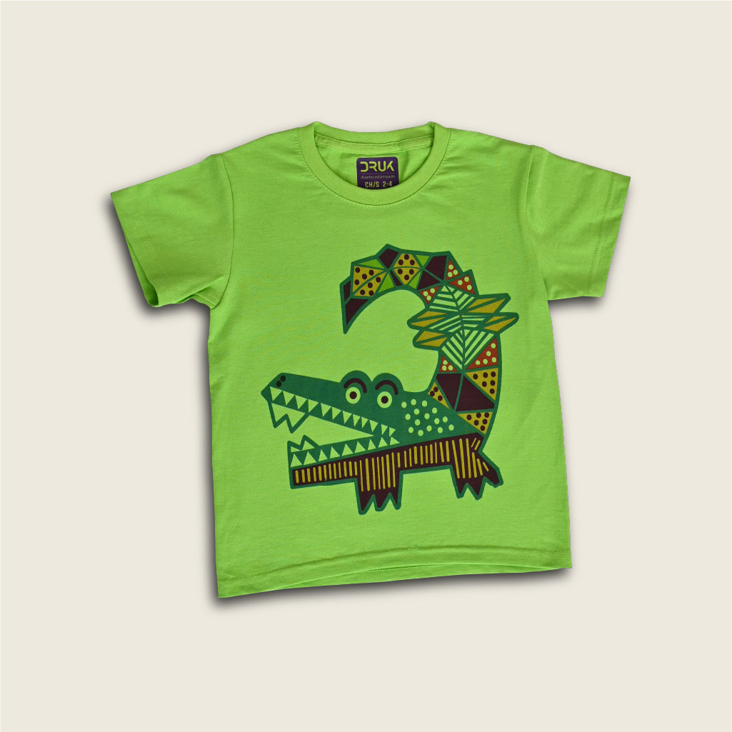 Playera infantil cocodrilo