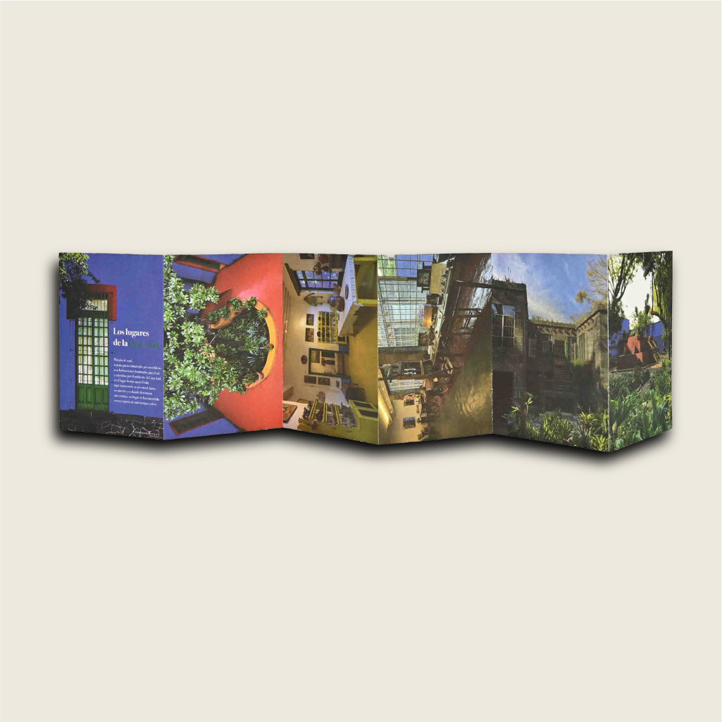 7-piece unfolded postcards - The places of the Blue House