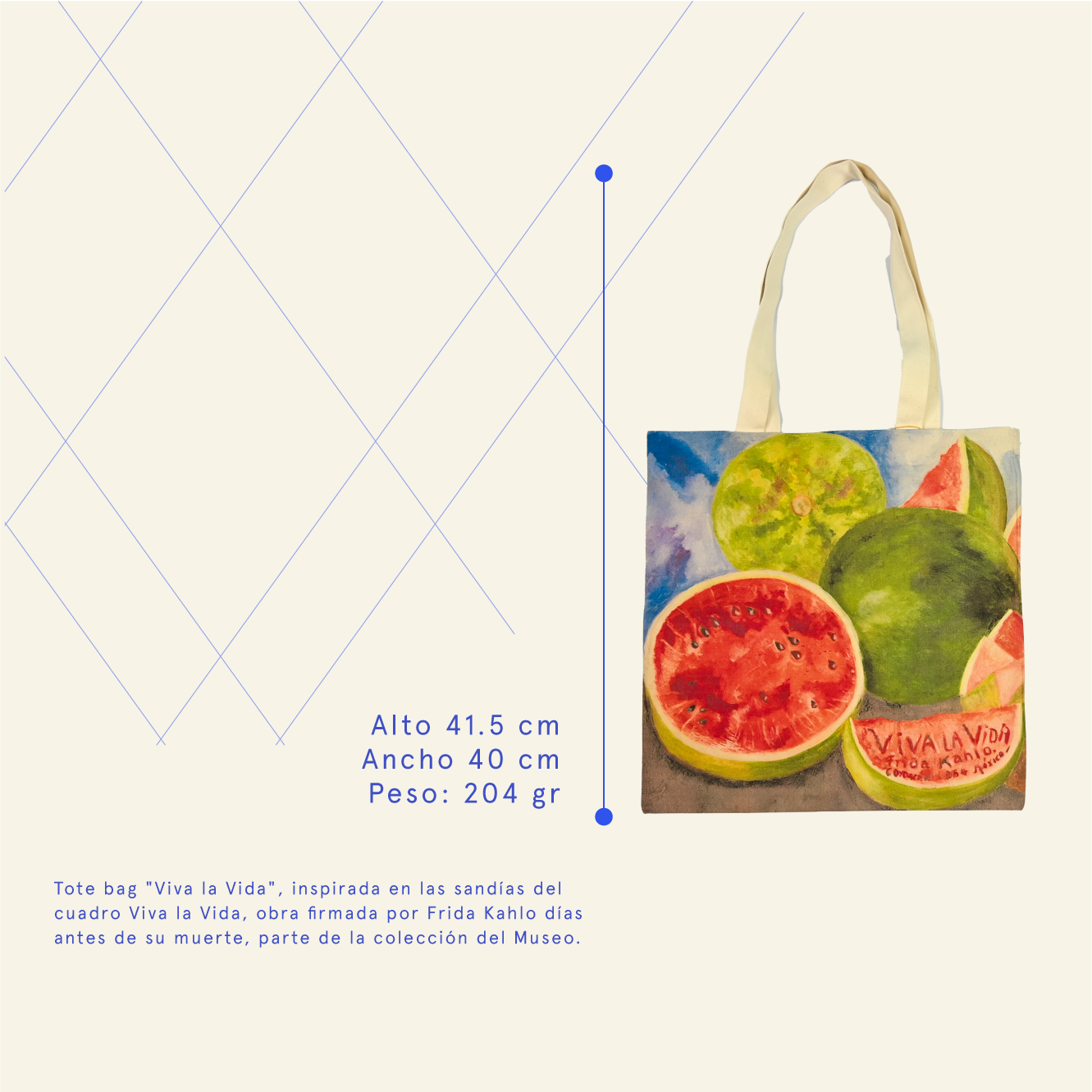 Tote bag Viva la vida