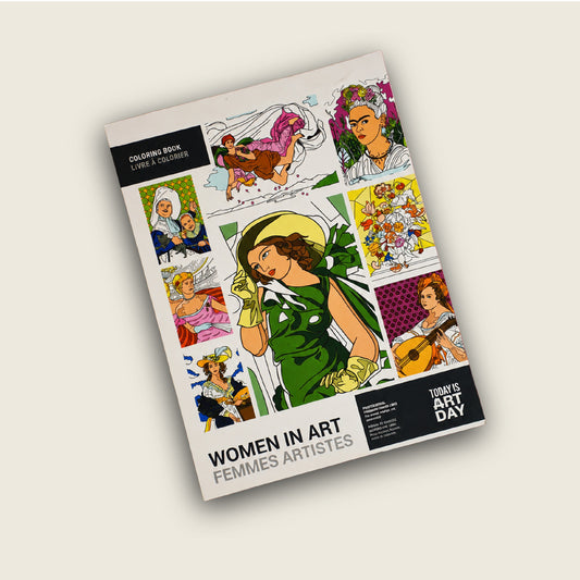Women in Art - coloring book